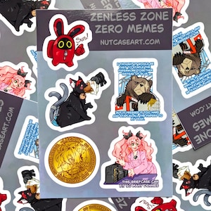 Zenless Zone Zero Meme Sticker Sheet 5&quot;x7&quot;