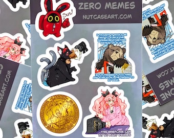 Zenless Zone Zero Meme Sticker Sheet 5"x7"