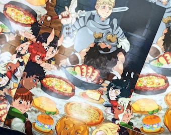 Dungeon Meshi Feast Print 5.5"x8.5"