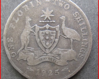 Australia 1925 Florin Silver content