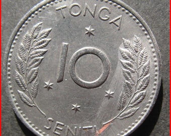 Tonga  10 seniti coin 1967