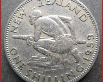 New Zealand 59 1/- One Shilling