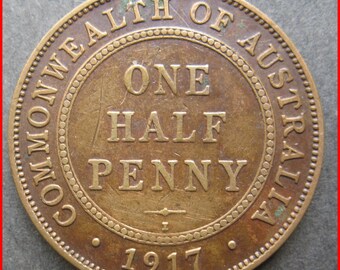 Australia Half-penny 1917