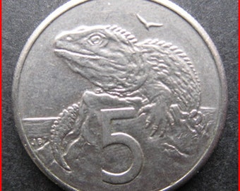 New Zealand 1987 5 Cent