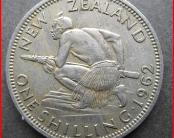 New Zealand 1962 1/- One Shilling
