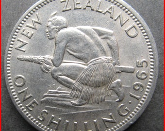 New Zealand 65 1/- One Shilling