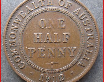 Australia Half-penny 1912