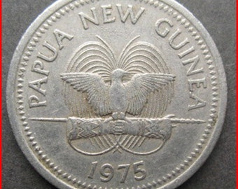 Papua New Guinea 1975 10 toea coin