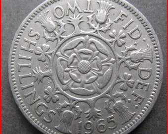 Great Britain UK Two Shilling 1965