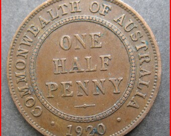 Australia Half-penny 1920