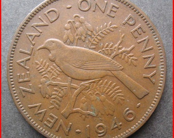 New Zealand 1946  One Penny