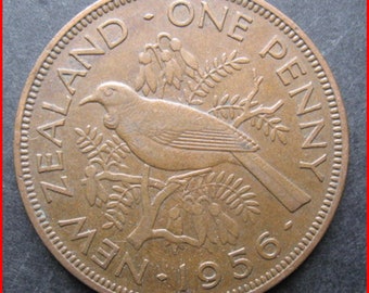 New Zealand 1956  One Penny