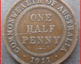 Australia Half-penny 1911