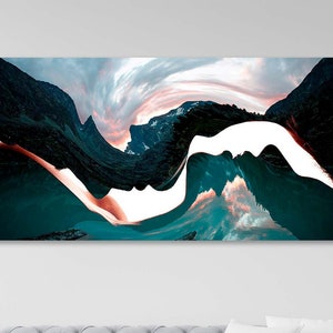 Paar Poster, Paar Kunst Wand, Geschenk für Paar, Geschenk Liebe Idee, Moderne Abstrakte Kunst Leinwand, Wohnkultur, Valentinstag Geschenk, Extra Große Wandkunst