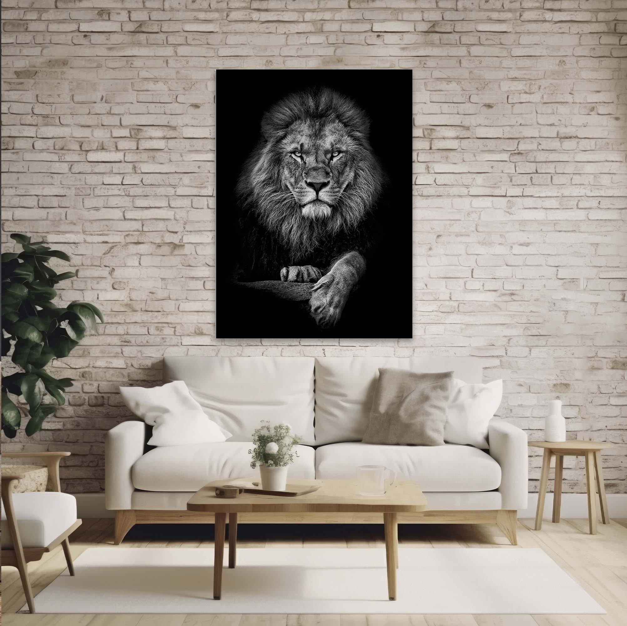 Wildlife Wall Art,  Lion wall Art, Lion Canvas Poster, Lion king kids room decor, Trendy prints, Animal prints, Nursery prints, Wall Art