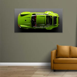 Porsche Sports Car Canvas & Poster | Luxury Automotive Wall Art | Modern Car Decor for Enthusiasts | Porsche Lover Gift