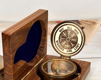 Brass compass, engraved compass, personalized compass, graduation gift, groomsmen gift, wedding heirloom, anniversary gift, Mother's day