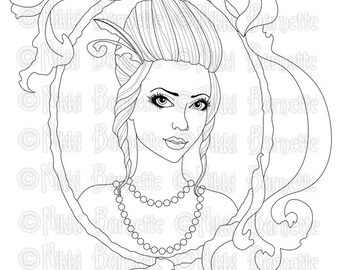 Fantasy Fairy Witch and Mermaid Art by Nikki Burnette by aurella27