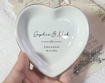 Wedding Gifts for Couple, Custom Ring Dish, Personalized Ring Dish, Couples Gift, Bridal Shower Gift, Personalized Engagement Gift for Bride