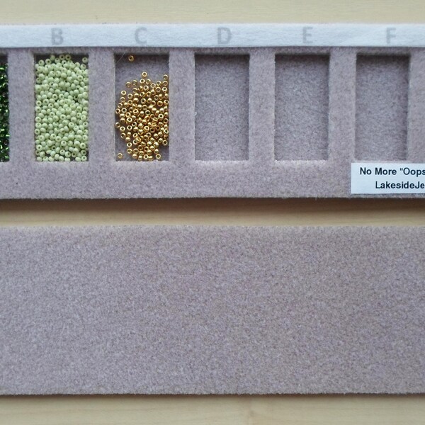No More "Oops!" Bead Tray with cover - Small - 8" x 2 1/2"