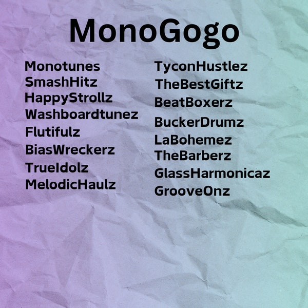 Monogogo 5 Star Stix fast transaction,digital handmade