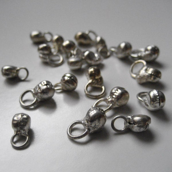 Twenty (20) Silver (Base) Metal Bells, Jingles - Perfect for Belly-Dancing, Costume (Indian) (Z290)