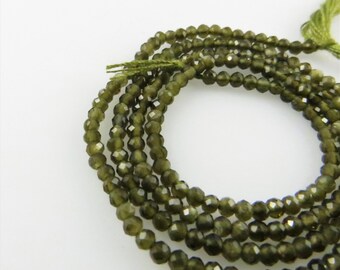 Camo Olive Gemstone Beads