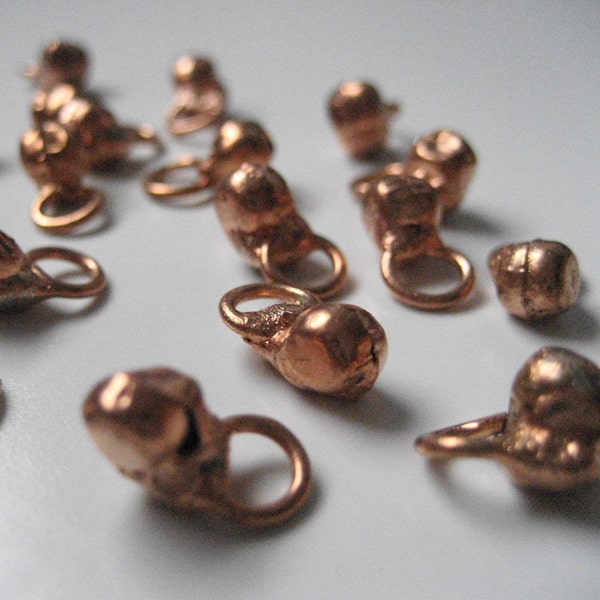 Twenty (20) Copper (Base) Metal Bells, Jingles - Perfect for Belly-Dancing, Costume (Indian) (Z288)