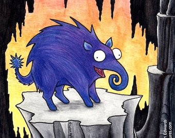 Razorback Snout - Feeping Creatures Monster Art by Dylan Edwards
