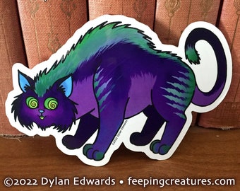 Catoblepas vinyl sticker - Feeping Creatures by Dylan Edwards