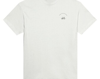 Camiseta minimalista de bicicleta