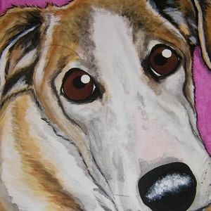 Custom Pet Portrait Painting 8x10 handpainted, dog, pet owner gift, personalized, pet memorial, gift for her, for him, pet lover, painted