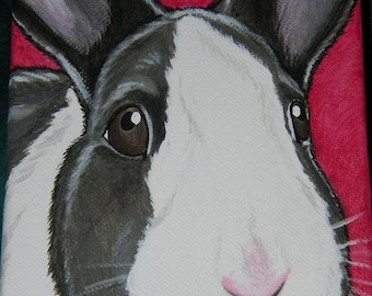 Idea de regalo: retrato de pintura de mascotas personalizado 5x7