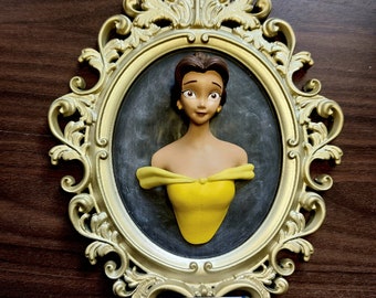 Disney - Disneyland - Disneyworld - Beauty and the beast - Belle - resin frame