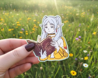 Frieren Reading Sticker