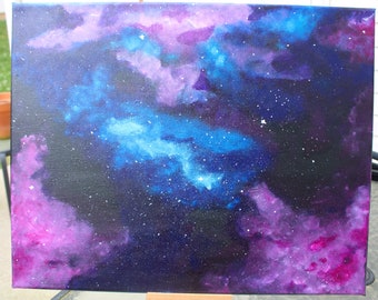 Galaxy Acrylic Painting  Original