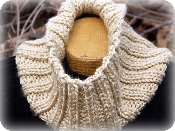 Items similar to fawn hand knit cowl in a simple rib on etsy Items similar to fawn hand knit cowl in a simple rib on etsy