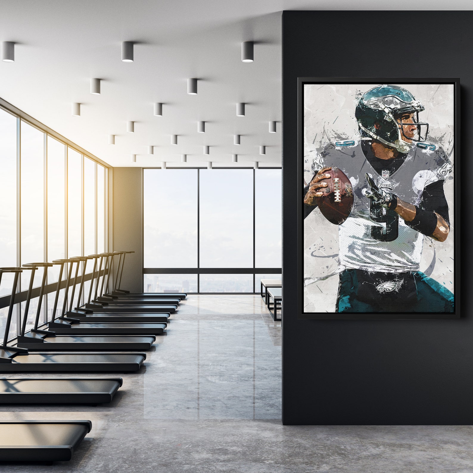 Nick Foles Poster, Philadelphia Eagles - Canvas Print, Framed Poster