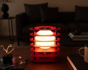 Table Lamp: Modern Desk Light, Minimalist Japandi Lighting