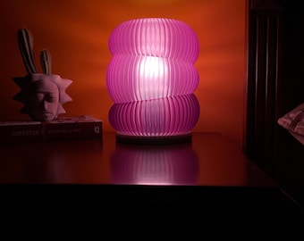 Purple Table Lamp: Warm Ambient Light