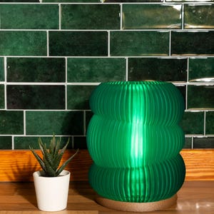 Table Lamp, Dimmable Living room Lamp, Aesthetic Decor for Home and Office, Cozy Table Lamp, Ambient Lighting, Mood Ligthing
