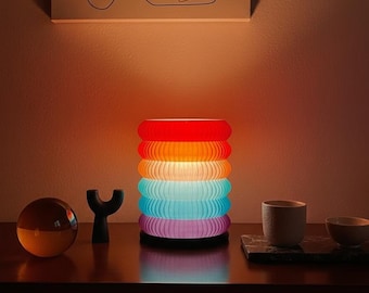 Rainbow Lamp: Colorful Lighting, Warm Ambient Light