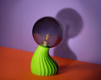 Bedside Lamp, Table Lamp, Globe Lamp, Desk Lamp, Aesthetic Lamp, Futuristic Lamp, Space Age Lamp, Warm Lighting, Ambient Lighting