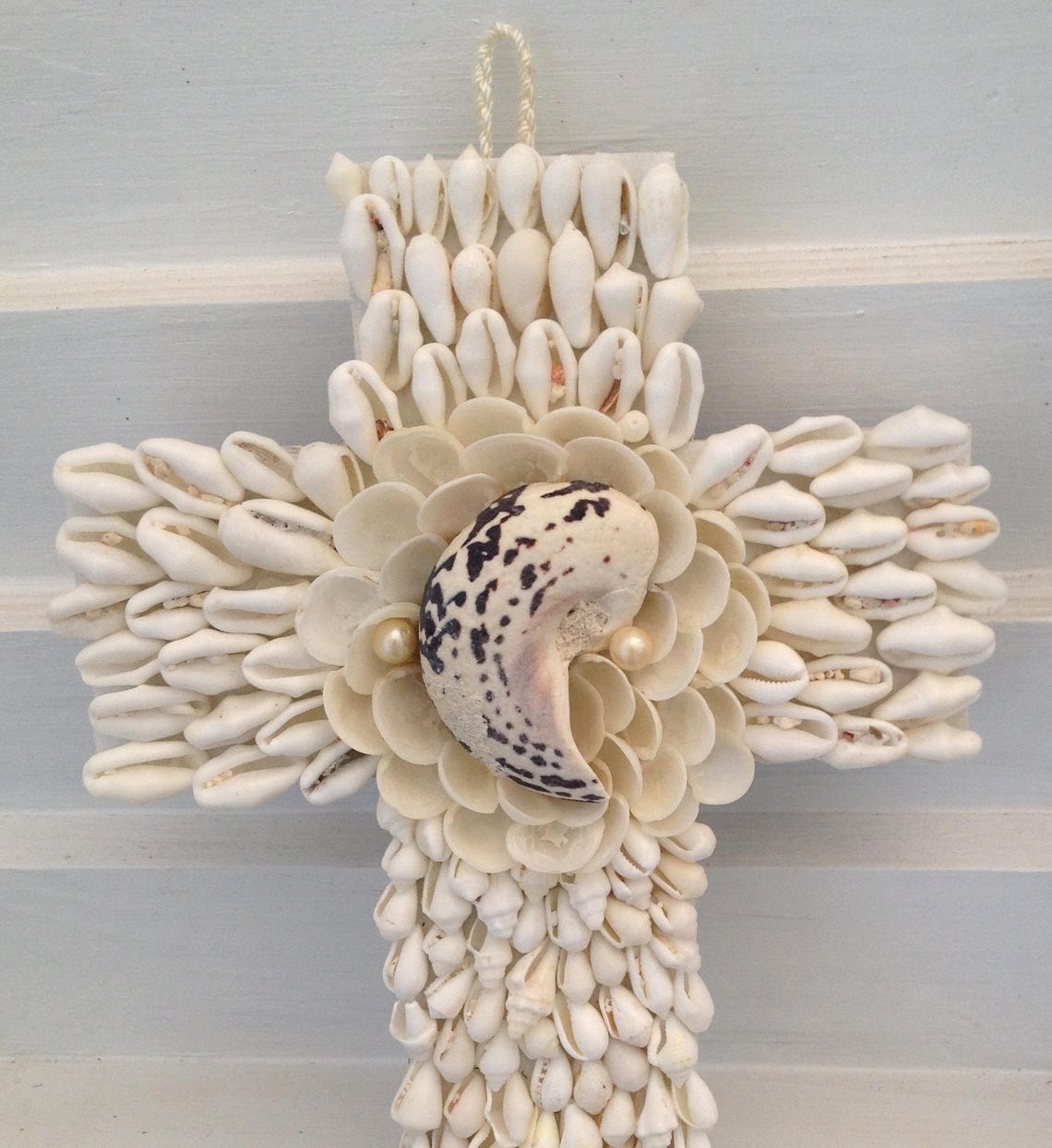 Betty Ann Shell Cross, Beach, Shells, White Shells - Etsy