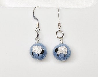 Earrings - Sheep (blue)