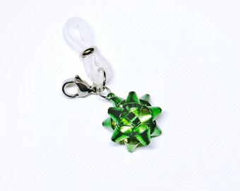 Green Gift Bow Stitch Stopper