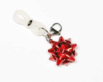 Red Gift Bow Stitch Stopper