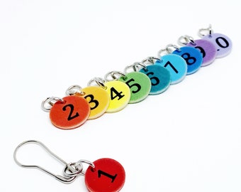 Marker IDs Bands for Bulb Stitch Markers (set of 10)