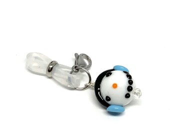 Snowman with Earmuffs Stitch Stopper