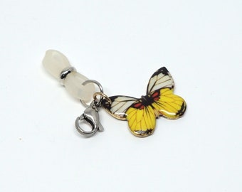 Yellow&White Butterfly Stitch Stopper